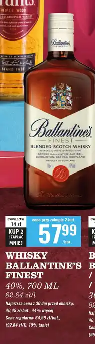 Biedronka Whisky Ballantine's Finest oferta