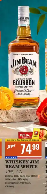 Biedronka Bourbon Jim Beam oferta