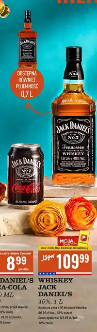 Biedronka Whiskey Jack Daniel's Old No. 7 oferta