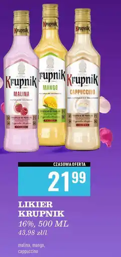 Biedronka Wódka Krupnik Cappuccino oferta