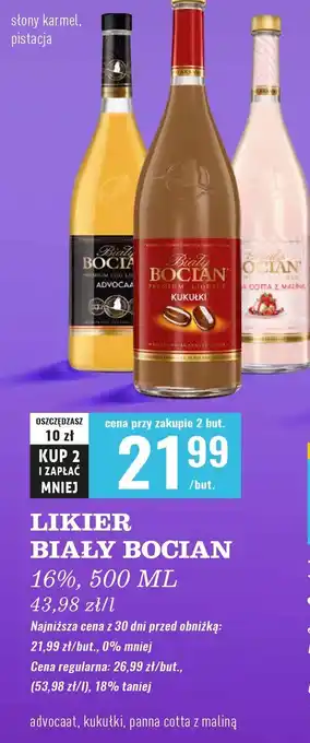 Biedronka Likier Biały Bocian Advocaat oferta