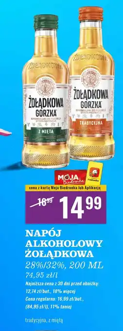 Biedronka Wódka Żołądkowa Gorzka Tradycyjna oferta