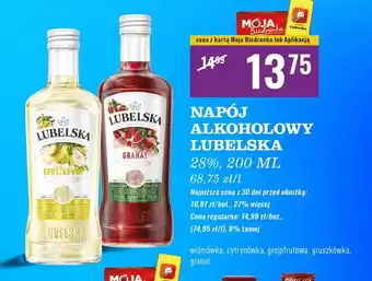 Biedronka Wódka Lubelska Grejpfrutowa oferta