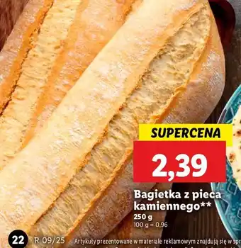 Lidl Bagietka z pieca kamiennego oferta