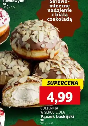 Lidl Pączek baskijski Cukiernia Lidla oferta