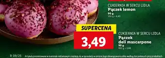 Lidl Pączek deli mascarpone Cukiernia Lidla oferta