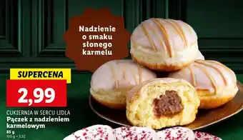 Lidl Pączek z nadzieniem karmelowym Cukiernia Lidla oferta