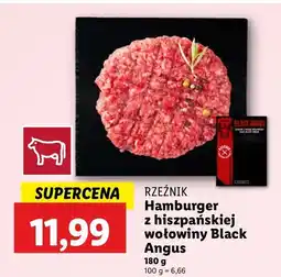 Lidl Hamburger wołowy black angus Rzeźnik Codzienna Dostawa oferta