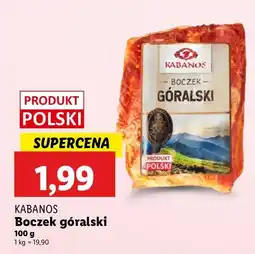 Lidl Boczek góralski Kabanos oferta