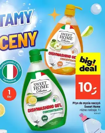 Dealz Płyn do mycia naczyń ocet jabłkowy Sweet Home oferta