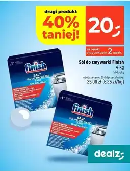 Dealz Sól do zmywarek Finish Special Salt oferta