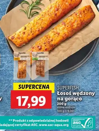 Lidl Łososiowy duet wędzony na gorąco Superfish oferta