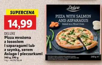 Lidl Pizza z serem asiago szynką i pieczarkami Deluxe (Schwarz) oferta