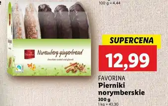 Lidl Pierniki norymberskie Favorina oferta