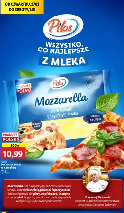 Lidl Ser mozzarella Pilos oferta