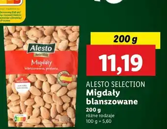 Lidl Migdały blanszowane Alesto oferta