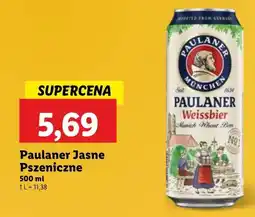 Lidl Piwo Paulaner Weissbier oferta