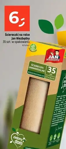 Dealz Ściereczki bambusowe na rolce Jan Niezbędny Zielony Dom oferta