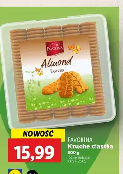 Lidl Ciastka korzenne Favorina oferta