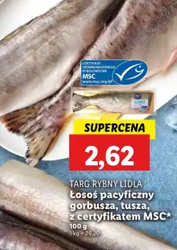 Lidl Łosoś pacyficzny tusza Targ Rybny Lidla oferta