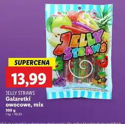 Lidl Żelki owocowe jelly straws Speshow oferta