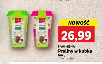 Lidl Praliny w kubku deserowe Favorina oferta