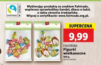 Lidl Figurki wielkanocne Favorina oferta