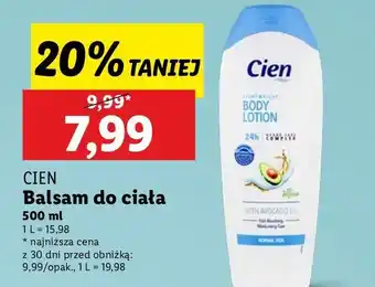 Lidl Balsam do ciała z olejem awokado Cien oferta