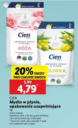 Lidl Mydło w płynie róża Cien oferta