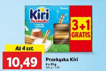 Lidl Przekąska: serek+paluszki Kiri oferta