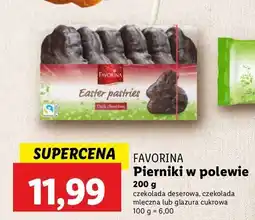 Lidl Pierniki okrągłe Favorina oferta