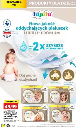 Lidl Pieluchy junior 5 Lupilu Premium oferta