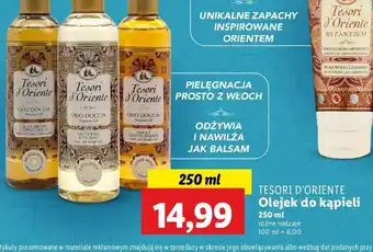 Lidl Olejek do kąpieli riso & tsubaki Tesori D'oriente oferta