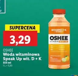 Lidl Napój witaminy d+k Oshee Vitamin Water oferta