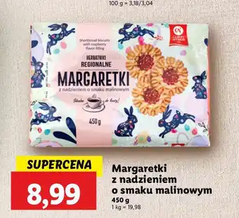 Lidl Herbatniki margaretki malinowe Cukry Nyskie oferta