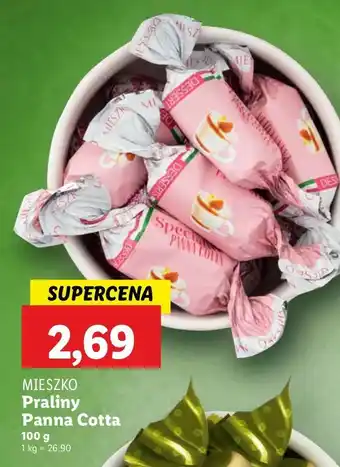 Lidl Cukierki panna cotta Mieszko oferta