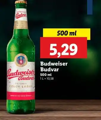 Lidl Piwo Budweiser Budvar oferta