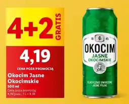 Lidl Piwo Okocim Jasne Okocimskie oferta