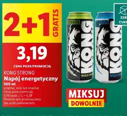 Lidl Napój zero Kong Strong Collosus oferta