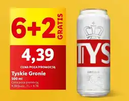 Lidl Piwo Tyskie Gronie oferta