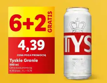 Lidl Piwo Tyskie Gronie oferta