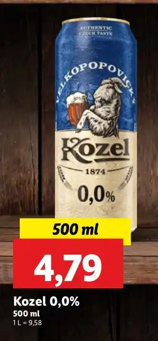 Lidl Piwo Kozel 0% oferta