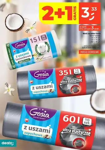 Dealz Worki na śmieci Gosia oferta