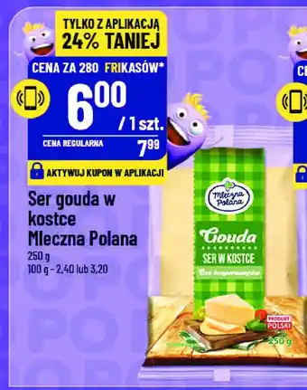 Polomarket Ser gouda kostka Mleczna polana oferta