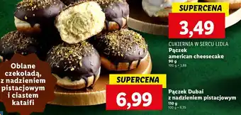 Lidl Pączek dubai z nadzieniem pistacjowym oferta