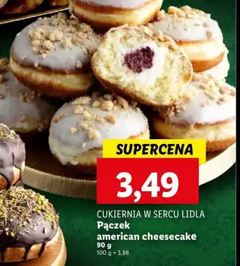 Lidl Pączek american cheesecake Cukiernia lidla oferta