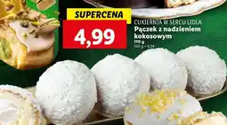 Lidl Pączek z nadzieniem kokosowym PIEKARNIA W SERCU LIDLA oferta