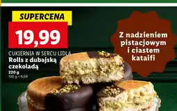 Lidl Rolls z ciasta francuskiego z nadzieniem pistacjowym i czekoladowym oferta