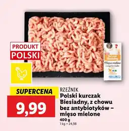 Lidl Mięso mielone z nogi kurczaka kurczaka Rzeźnik codzienna dostawa oferta