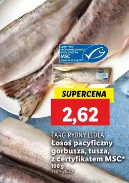 Lidl Łosoś pacyficzny tusza Rybny targ lidla oferta